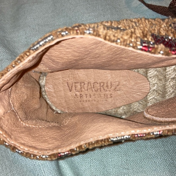 Veracruz Artisans Embroidered Suede Ankle Boots - Picture 6 of 11
